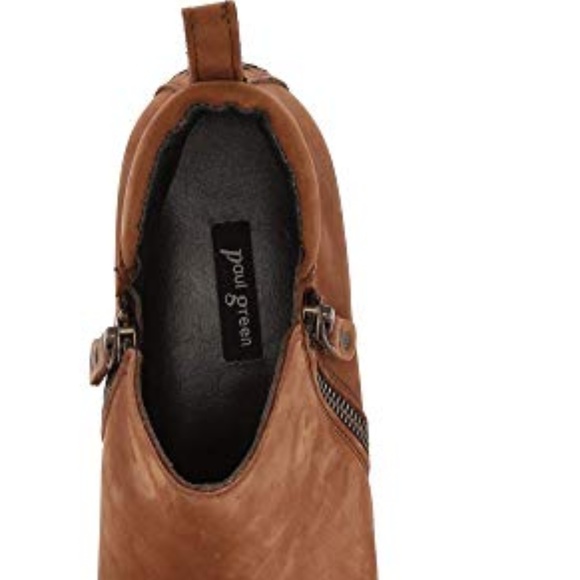 🌸Paul Green Travis LowHeel Leather Boot Nubuck - Picture 4 of 5